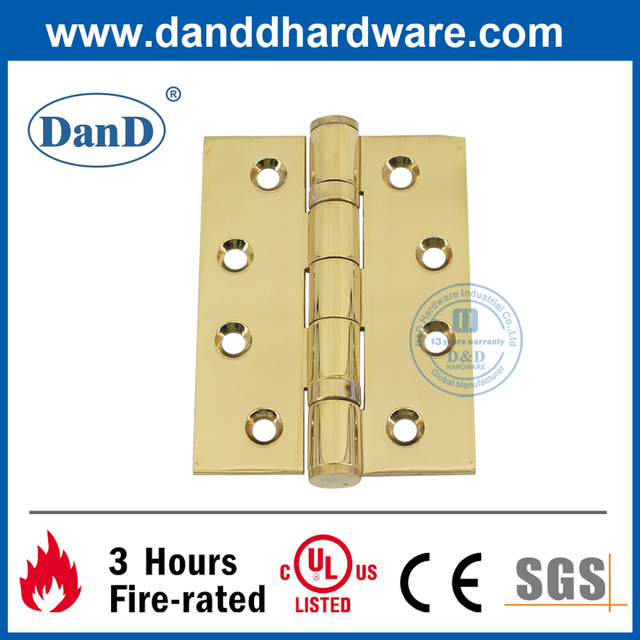 304 스테인레스 스틸 폴란드어 황동 볼 베어링 정문 Hinge-DDSS001-4X3X3.0