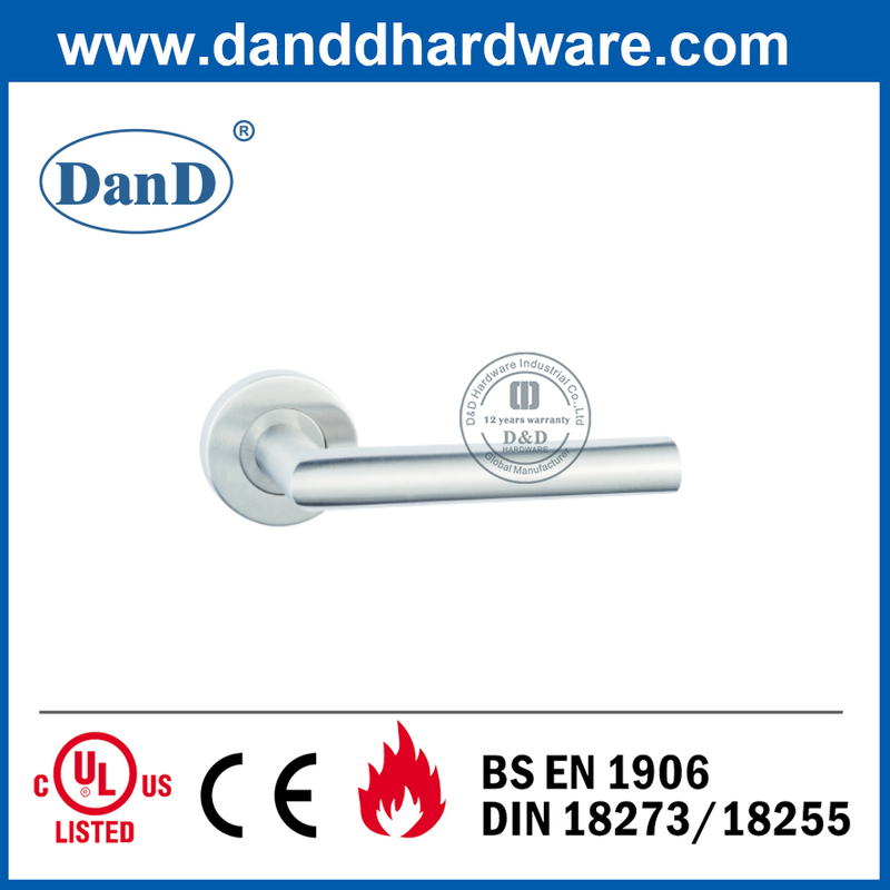 EN1906 클래스 4 스테인레스 스틸 304 방화 피팅 도어 핸들 -DDTH003