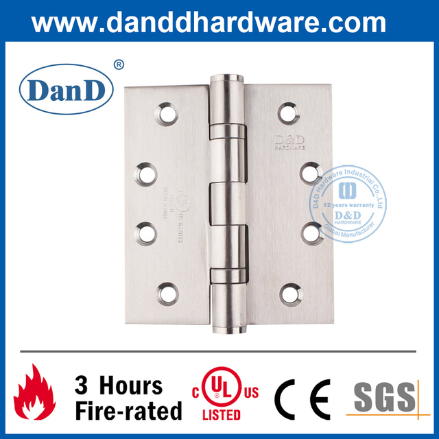 270도 UL 인증서 장붓 구멍 베어링 방화문 Hinge-DDSS001-FR-4X3.5X3