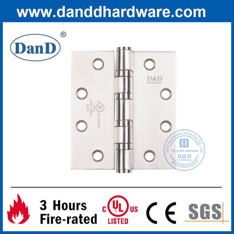 중국 공장 스테인레스 스틸 316 UL 인증 방화문 Hinge-DDSS003-FR