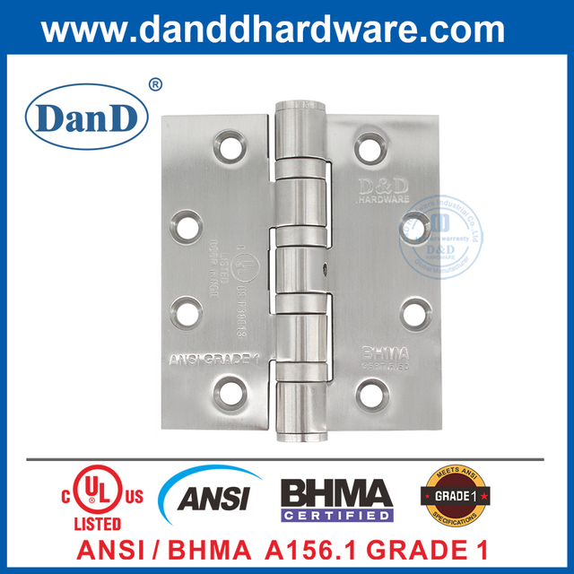 스테인레스 스틸 NRP 고강도 ANSI 등급 1 BHMA 도어 경첩-DDSS001-ANSI-1-4.5x4x4.6