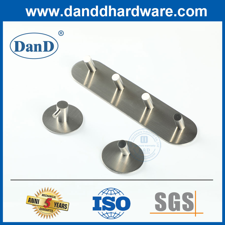 욕실 후크 블랙 골드 코트 후크 Wall-DDTC013용 접착 수건 후크