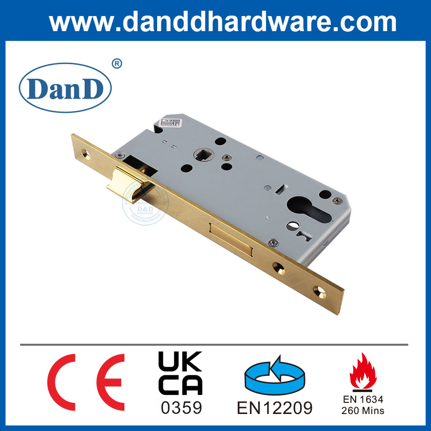 CE 2 볼트 금속 장붓 구멍 자물쇠 나무 문 손잡이 자물쇠 실린더 Lock-DDML009-5572