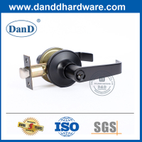 매트 블랙 아연 합금 나무 문 실린더 레버 Lockset-DDLK085