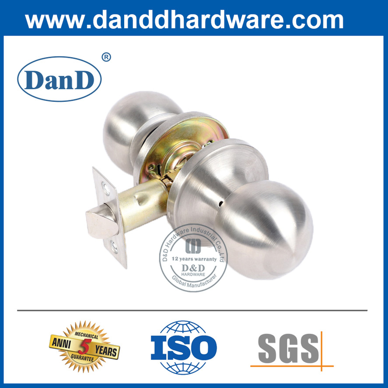 아연 합금 비 잠금 통로 문 손잡이 세트-DDLK035