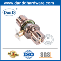 Lock-DDLK043가 있는 아연 합금 골동품 구리 침실 문 손잡이