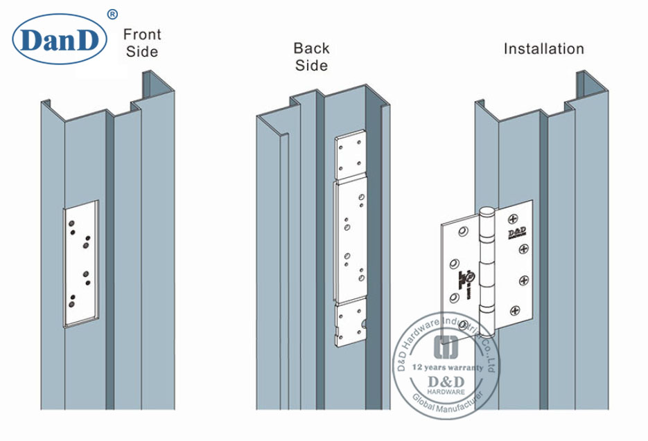 강화 플레이트-D 및 D 하드웨어