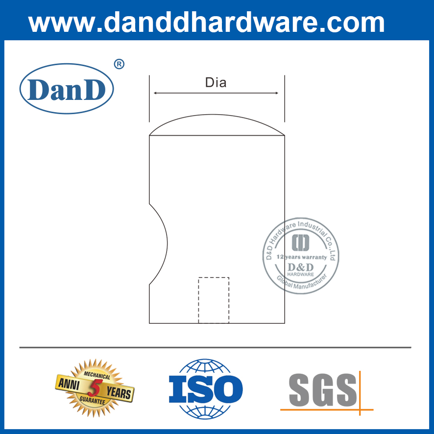 현대 스테인레스 스틸 서랍 손잡이 -DDFH007