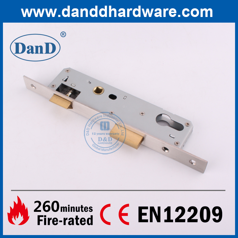 황동 Deadand 래치 볼트 나무 Door-DDML021-3085용 좁은 스타일 잠금 장치