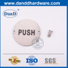 정문용 실버 스테인레스 스틸 원형 푸시 플레이트 - DDSP009-B