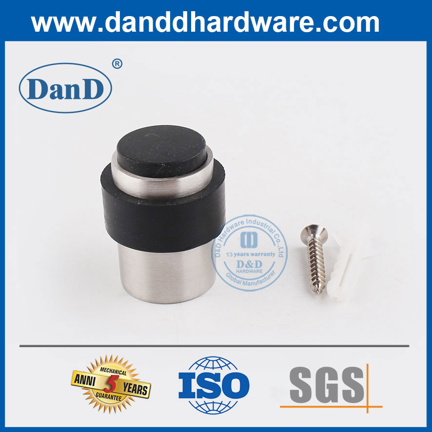 스테인레스 스틸 내부 도어 스톱 실버 최고의 도어 스톱퍼-DDDS009