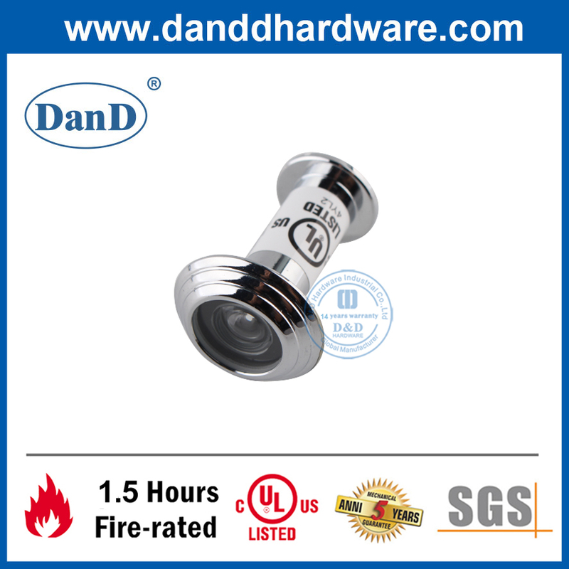 화재 등급 UL 인증 화재 등급 도어의 180도 외부 도어 구멍 -DDDV007