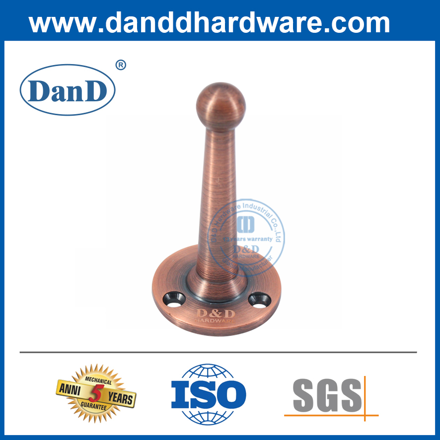 독특한 도어 스토퍼 골동품 구리 도어 홀더 아연 합금 나무 문 Stop-DDDS021