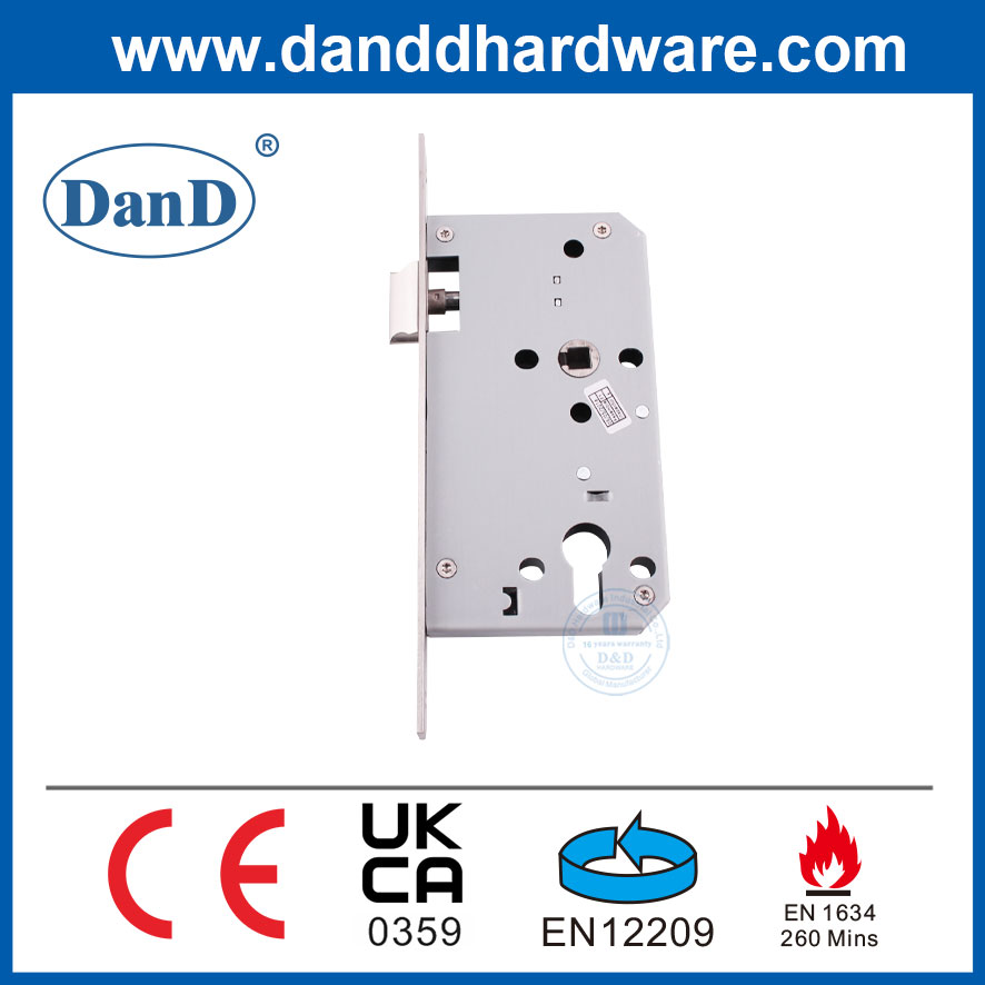 CE EN 12209 스테인레스 스틸 6072 래치 잠금 장치 본체 장붓 구멍 스타일 잠금 장치-DDML011-6072