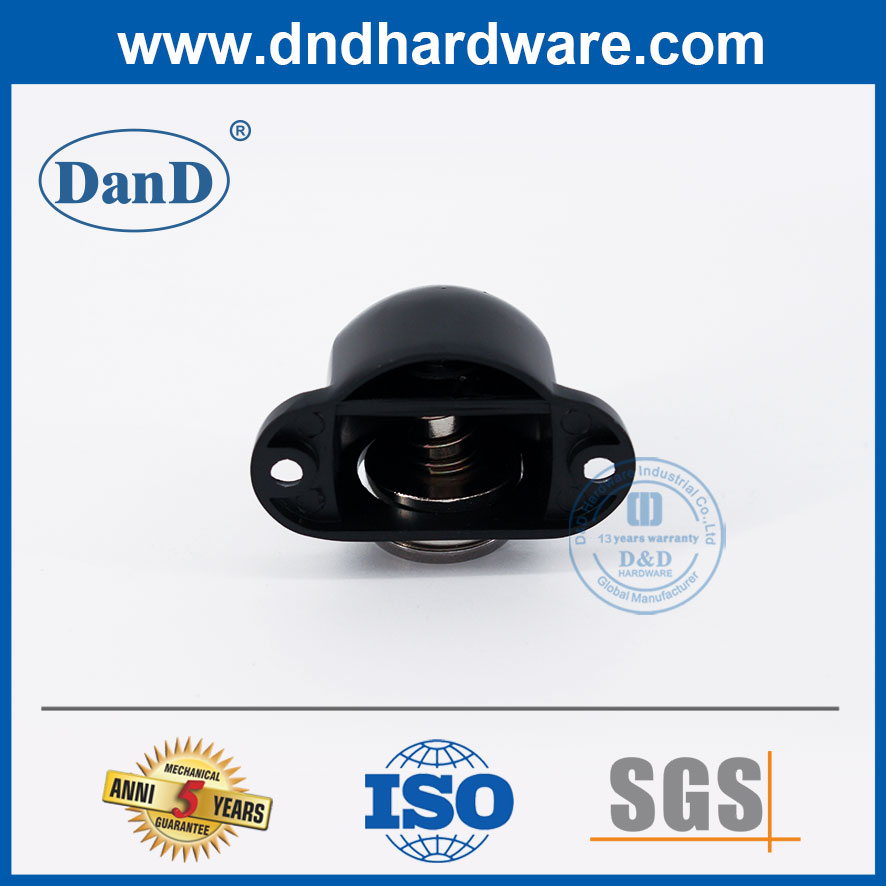 매트 블랙 도어 플로어 스톱 자기 아연 합금 출입문 스톱-DDDS031