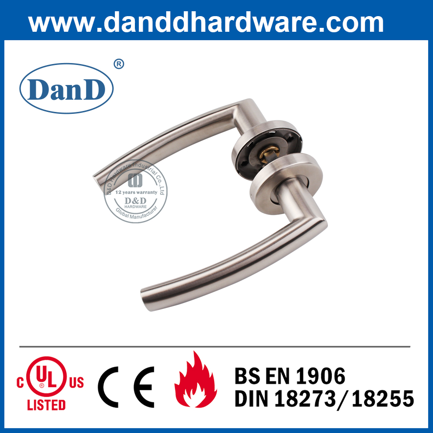 최고의 SS304 Ironmongery 보안 개인 정보 보호 침실 문 손잡이-DDTH025