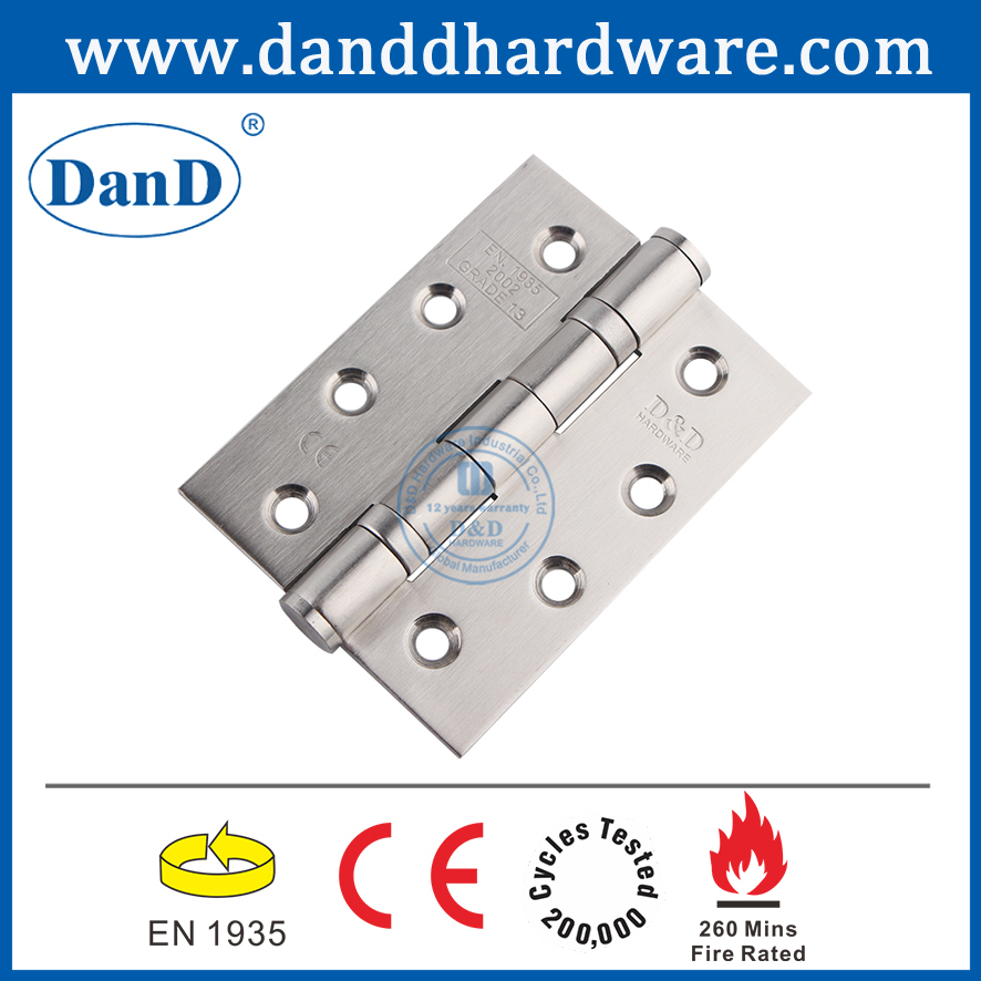 나무로 되는 Door-DDSS001-CE-4x3x3를 위한 CE SUS201 방화 정격 볼베어링 문 경첩