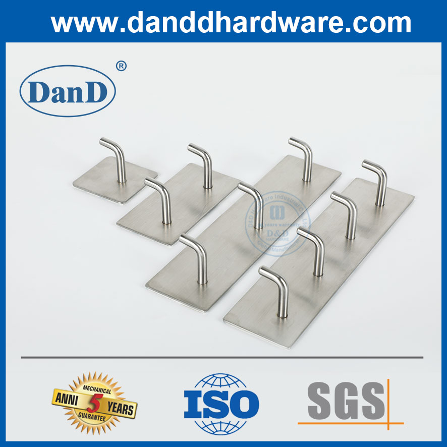 스테인레스 스틸 가구 하드웨어 욕실 의류 디스플레이 수건 코트 Hook-DDTC001