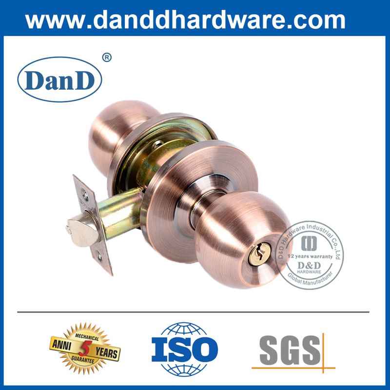 정문-DDLK050용 아연 합금 골동품 구리 문 손잡이