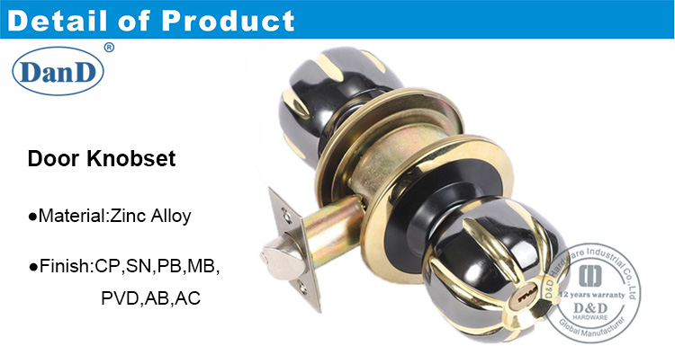 도어 핸들 관형 잠금 장치-DDLK058-D 및 D 하드웨어