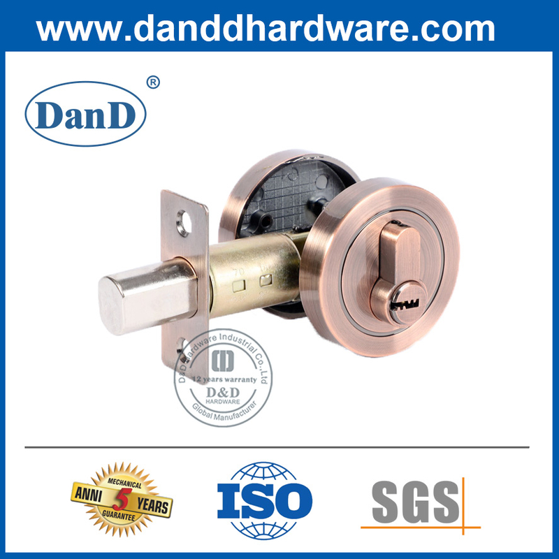 특수 골동품 구리 아연 합금 데드볼트 Lock-DDLK028