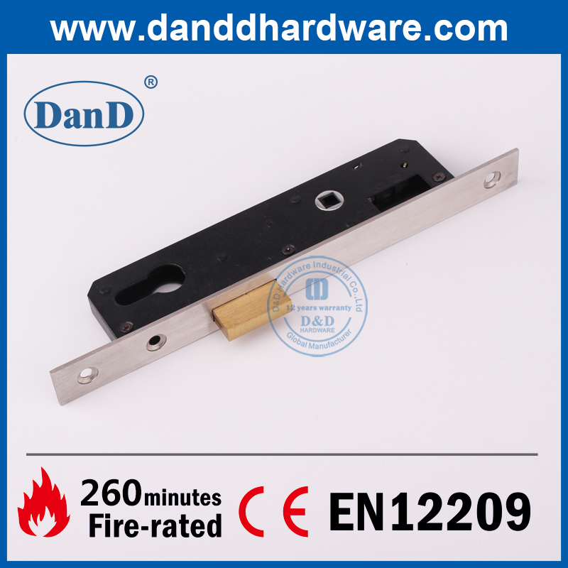 SS304 검정색 좁은 스타일 데드볼트 창고 Lock-DDML023-2585