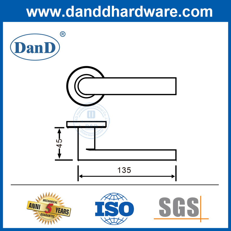 이중 출입구 Doors-DDTH043용 호텔 입구 문 손잡이 스테인레스 스틸 문 손잡이