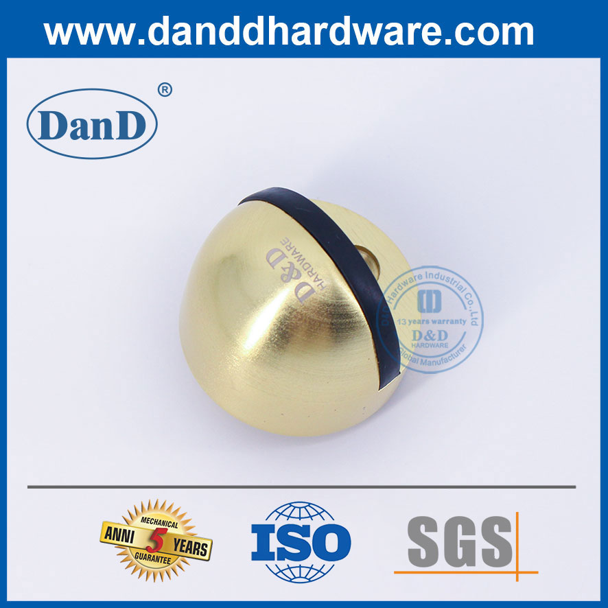 최고의 도어 스토퍼 아연 합금 새틴 황동 도어 스톱 귀여운 도어 Stoppers-DDDS002