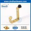 Wall-DDDS024에 코트 후크가 있는 새틴 황동 스테인레스 스틸 골든 도어 스토퍼