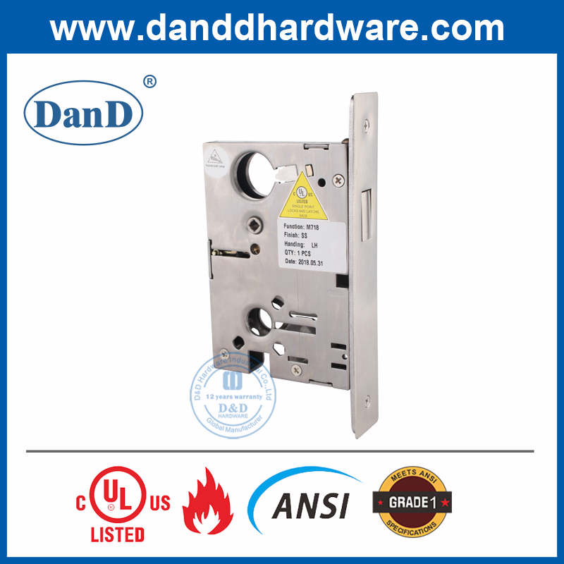 UL 등록 ANSI 스테인레스 스틸 304 Deadbolt Lock-DDAL16
