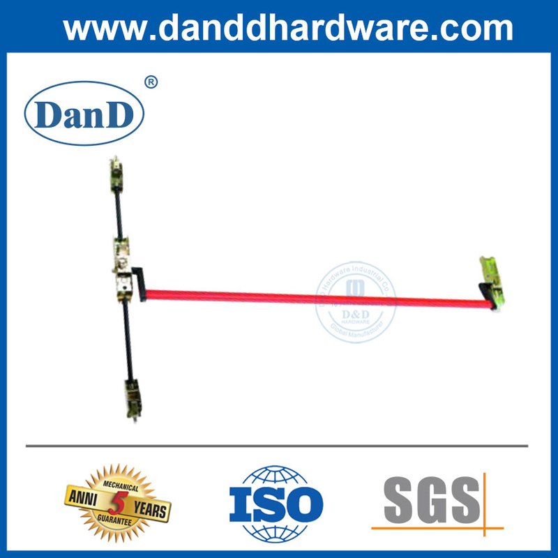 상업용 도어 푸시 크로스 바 은폐형 강철 패닉 바 도어(패닉 하드웨어-DDPD037 포함)