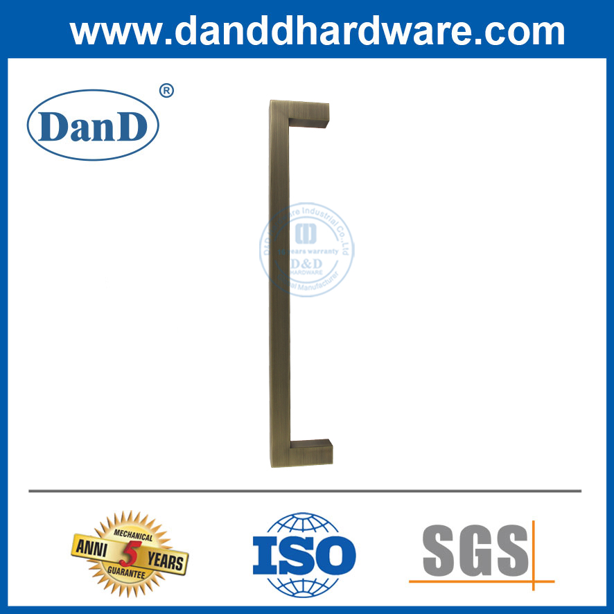 유럽 ​​시장-DDPH034를 위한 유리제 문 손잡이 스테인리스 고대 금관 악기 잡아당기기 손잡이