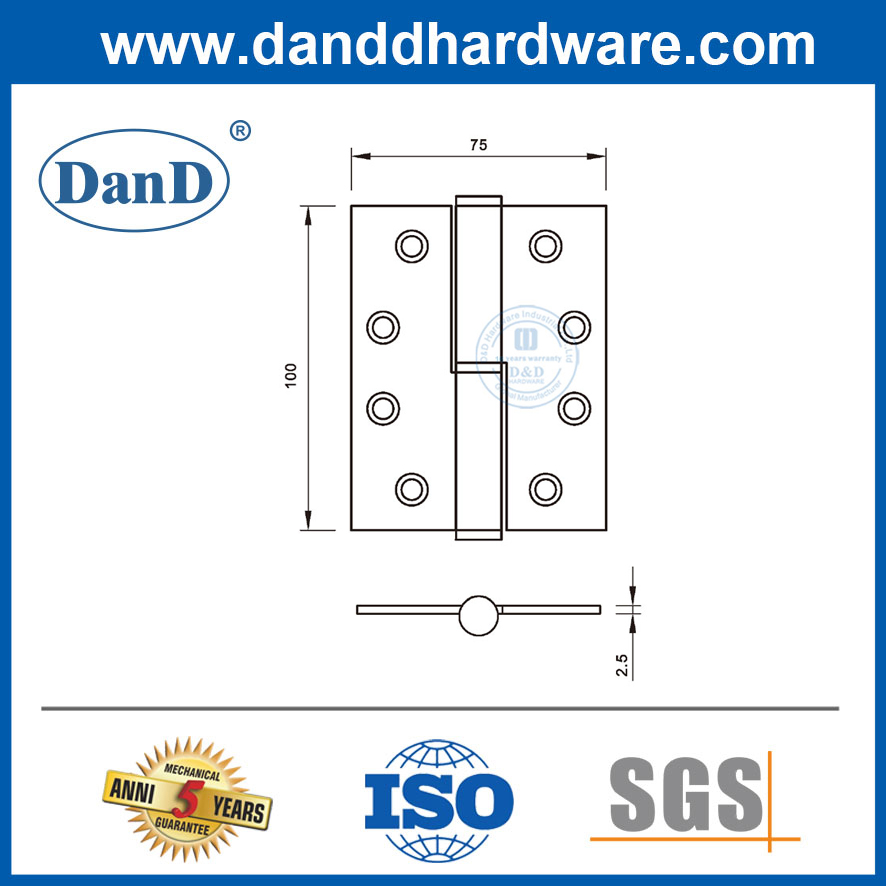 야외 엉덩이 경첩 호주 경첩 스테인레스 스틸 왼쪽 오른쪽 리프트 오프 도어 Hinge-DDSS060