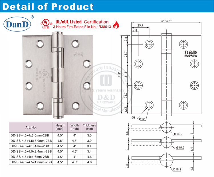 상업용 도어 힌지