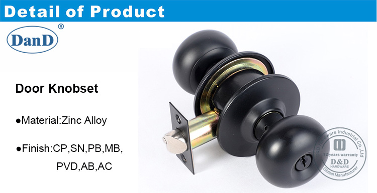 검은 문Lockset-DDLK068-D 및 D 하드웨어