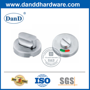 화장실용 표시기가 있는 스테인레스 스틸 엄지 회전 및 해제 -DDIK002