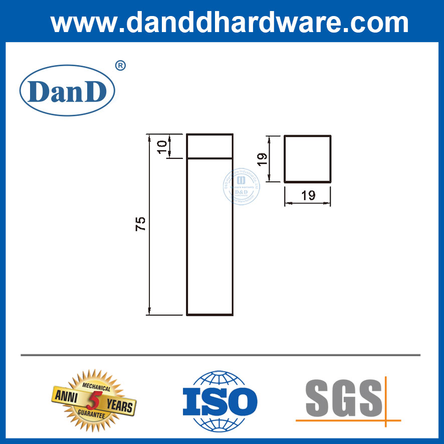유리제 강철 Door-DDDS049를 위한 장식적인 문 버팀 스테인리스 목욕탕 문 버팀쇠