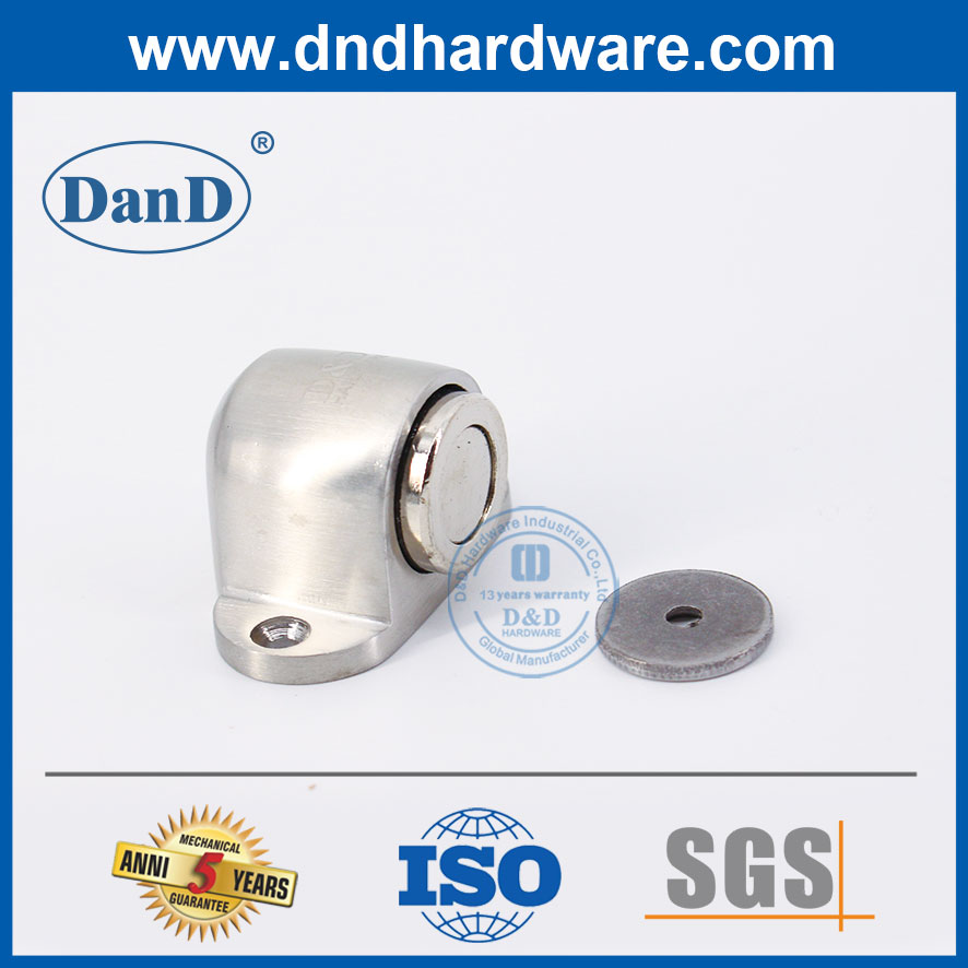 스테인레스 스틸 플로어 도어 스톱 외부 이중 도어 홀더 마그네틱 Stopper-DDDS031