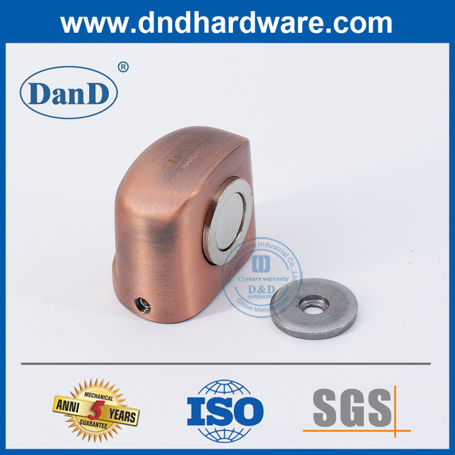 아연 합금 유형의 도어 스톱 Magentic Antique Copper Front Door Stop-DDDS032