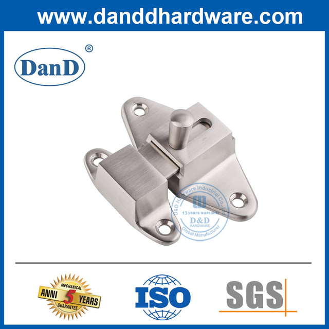 중국 제조 업체 도어 가드 래치 스테인레스 스틸 보안 도어 Bolt-DDDG007