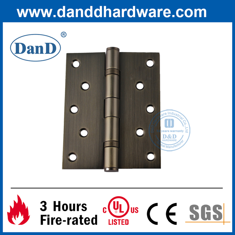 SUS316 도어 Ironmongery 최고의 골동품 황동 금속 도어 Hinge-DDSS011B-5X4X3