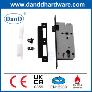 CE 스테인레스 스틸 침실 인테리어 블랙 안전 도어 잠금 장치 핸들 도어 잠금 장치 Set-DDML009-5572