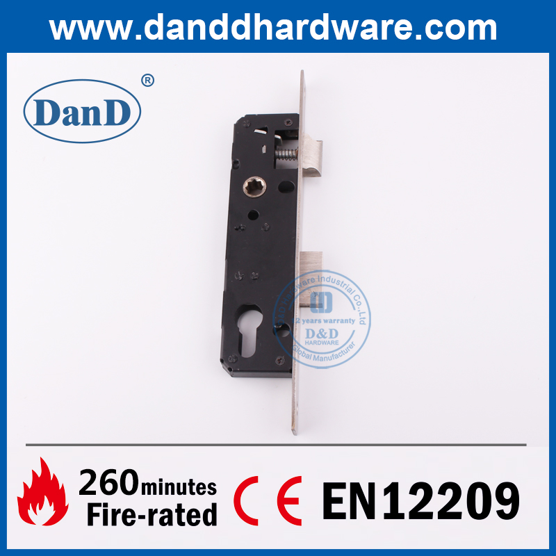 SS304 발코니-DDML022-3085용 검정 좁은 스타일 롤러 도어 잠금 장치