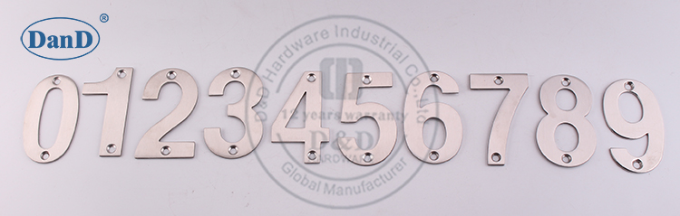 문자 번호-D 및 D 하드웨어