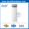 Push-DDSP005용 고품질 스테인레스 스틸 사인 플레이트