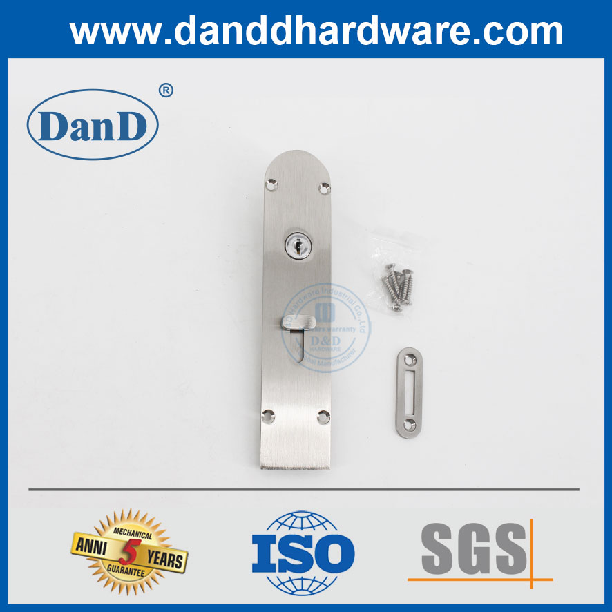 잠금 장치가 있는 황동 두 볼트 황동 잠금 가능 배럴 볼트 Latch-DDDB027