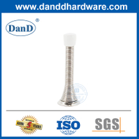 호텔 도어 스톱 아연 합금 스테인레스 스틸 스프링 도어 스톱퍼 벽 Protector-DDDS054