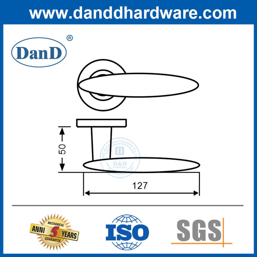 스테인레스 스틸 외부 도어 핸들 Lever-DDTH042 외부 제조업체 도어 핸들