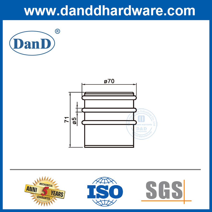 호텔 문 고무 마개 SS304 사무실 Building-DDDS041를 위한 무거운 문 마개